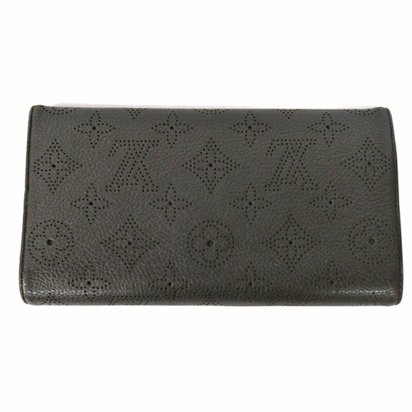 Louis Vuitton Trifold Brown Mahina Amelia Portefeuille Wallet Perforated - Picture 1 of 6